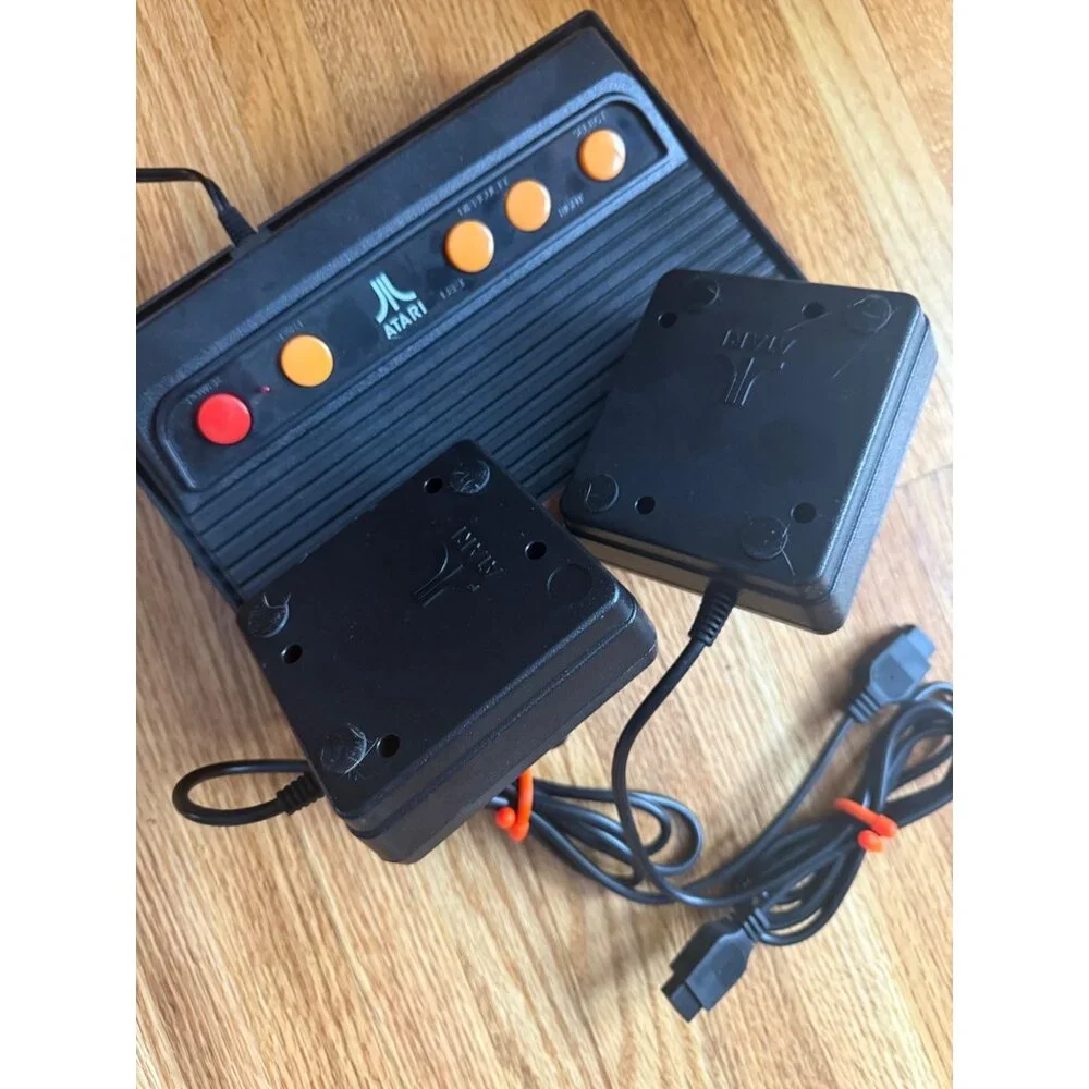 Atari Flashback 2 Classic Game Console With Two Joysticks & Power Adapter